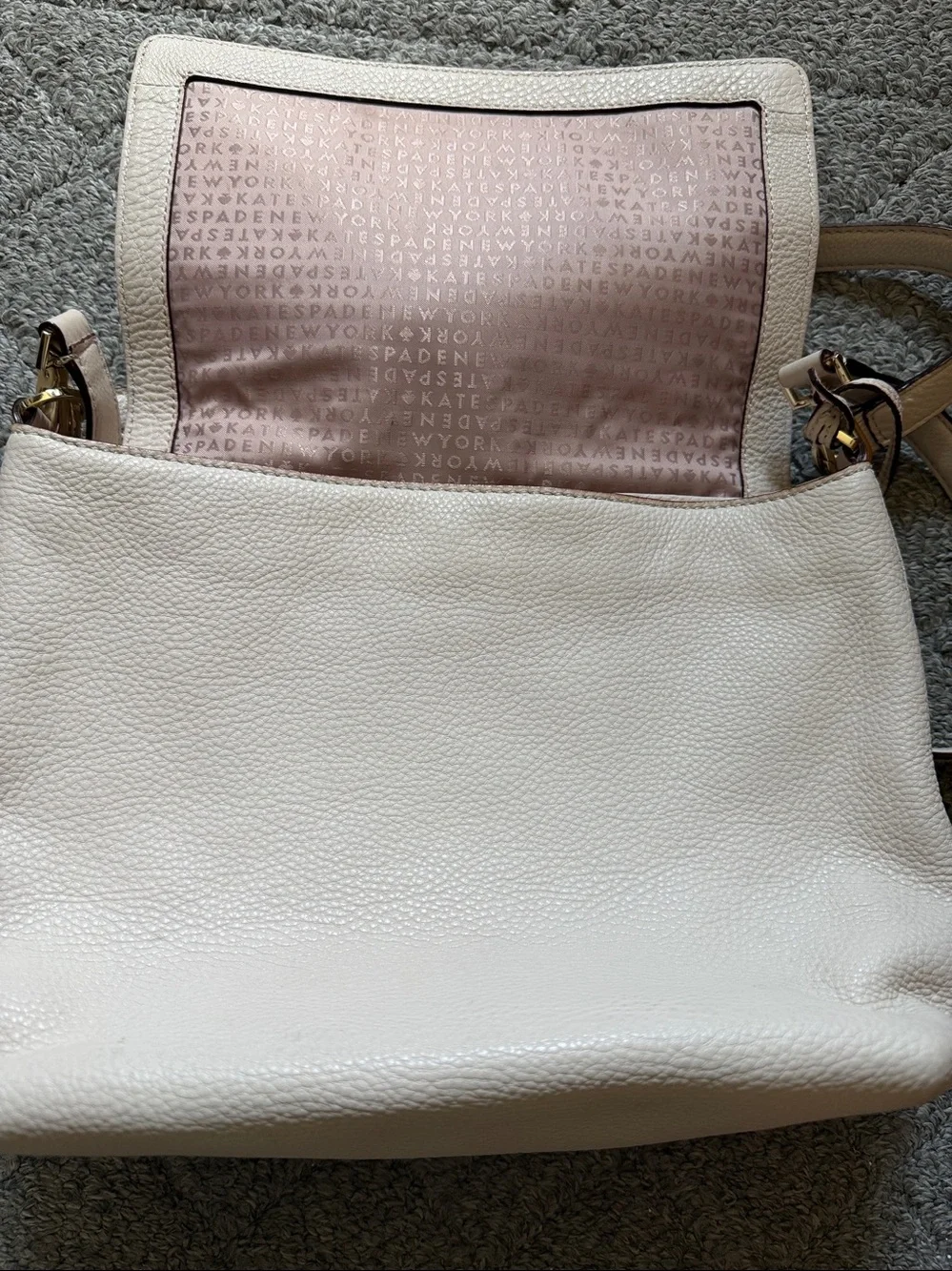 Kate Spade Soft Pink Leather Shoulder/Crossbody Bag